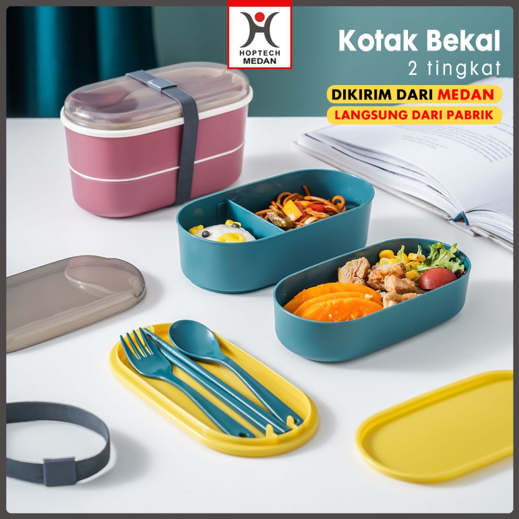 Jual Lunch Box Kotak Makan / Kotak Bekal Makan Siang / Kotak Makan Anak ...