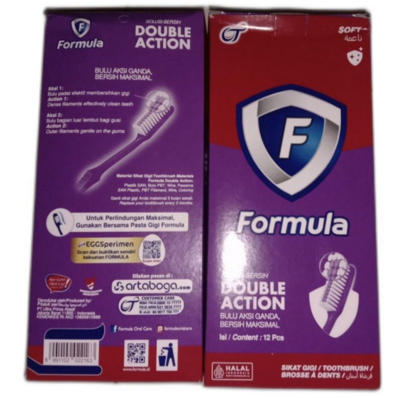 Jual Formula Sikat Gigi Soft Box, Formula Sikat Gigi Medium Box ...