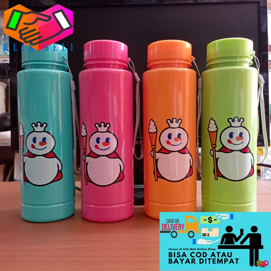 Jual Botol Mixue Plastik Warna 1 Liter / Botol Minum Pangpang 1000ml ...