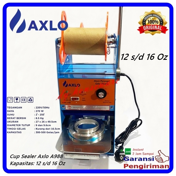 Jual Alat Press Gelas Plastik Cup Sealer S D Oz Axlo A