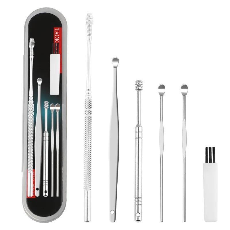 Jual Pembersih Telinga Set 6 IN 1 |Korek Kuping Set | Ear Wax Pouch ...