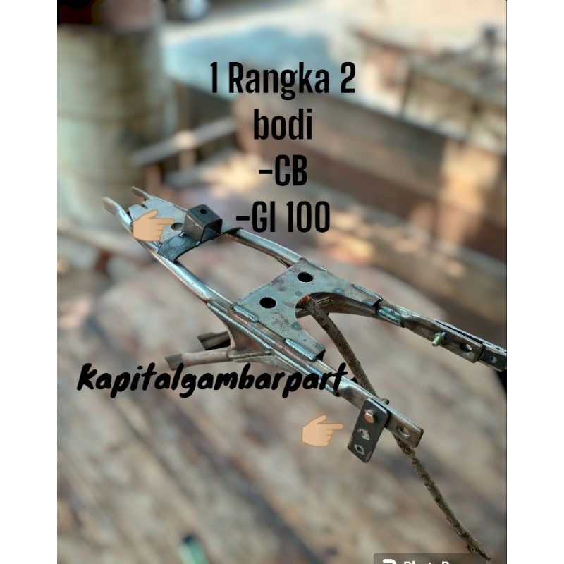 Jual Sambungan rangka cb begel panjang ke gl100 1 rangka 2 bodi ...