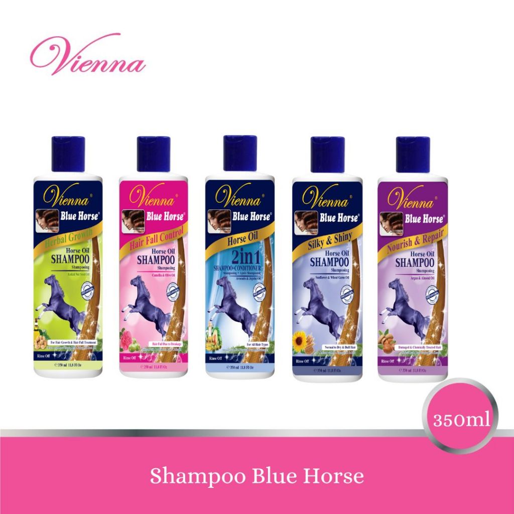 Jual VIENNA BLUE HORSE SHAMPOO 350ML BOTTLE Shopee Indonesia