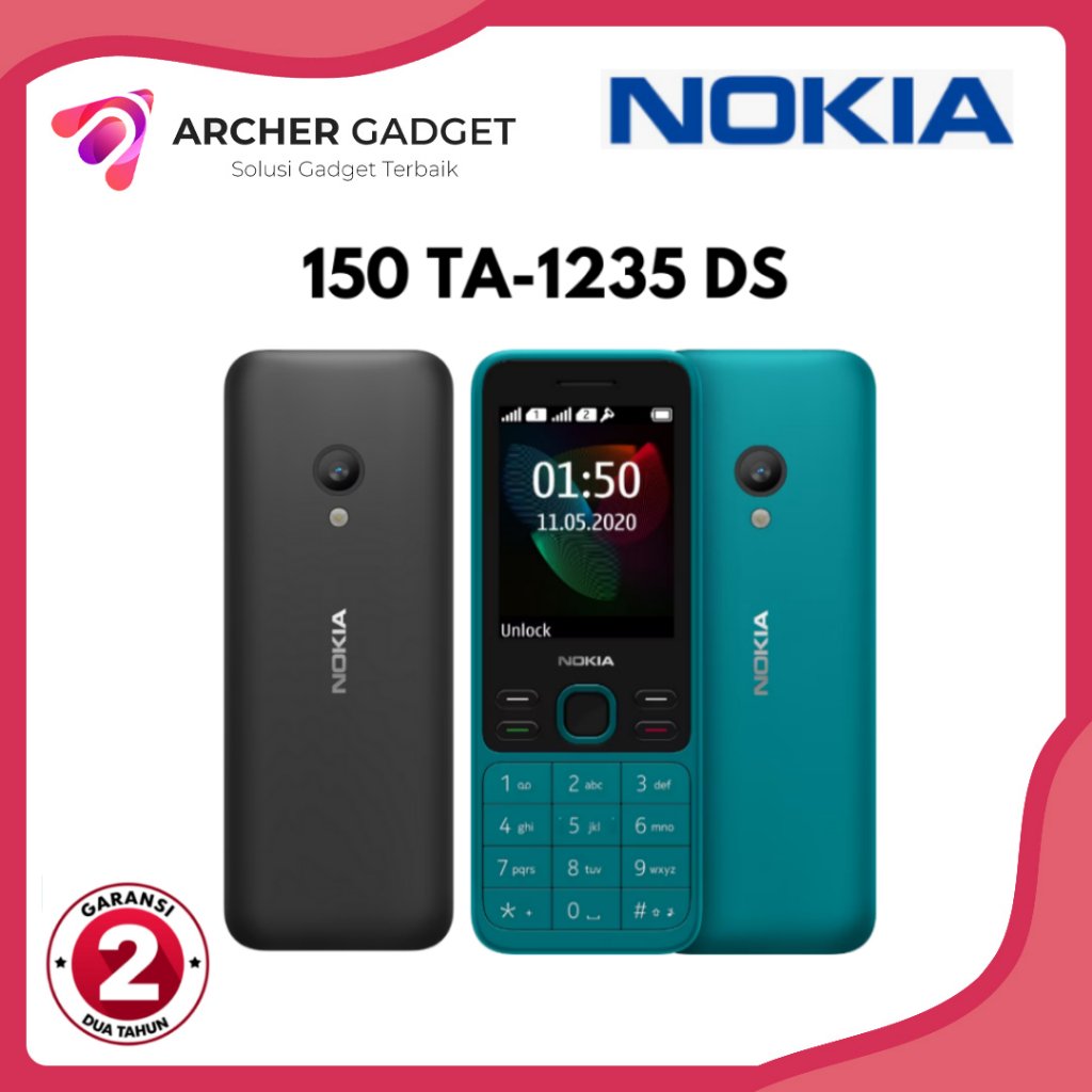 Jual Nokia 150 (2020) TA-1235 | HP Jadul Dual SIM - Garansi Resmi TAM 1 ...