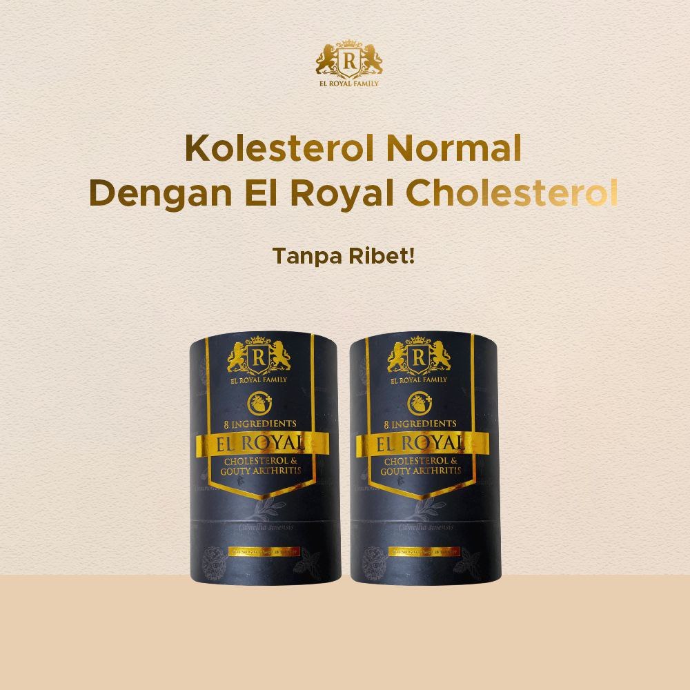 Jual El Royal Cholesterol & Gouty Arthritis Kolesterol dan Asam urat