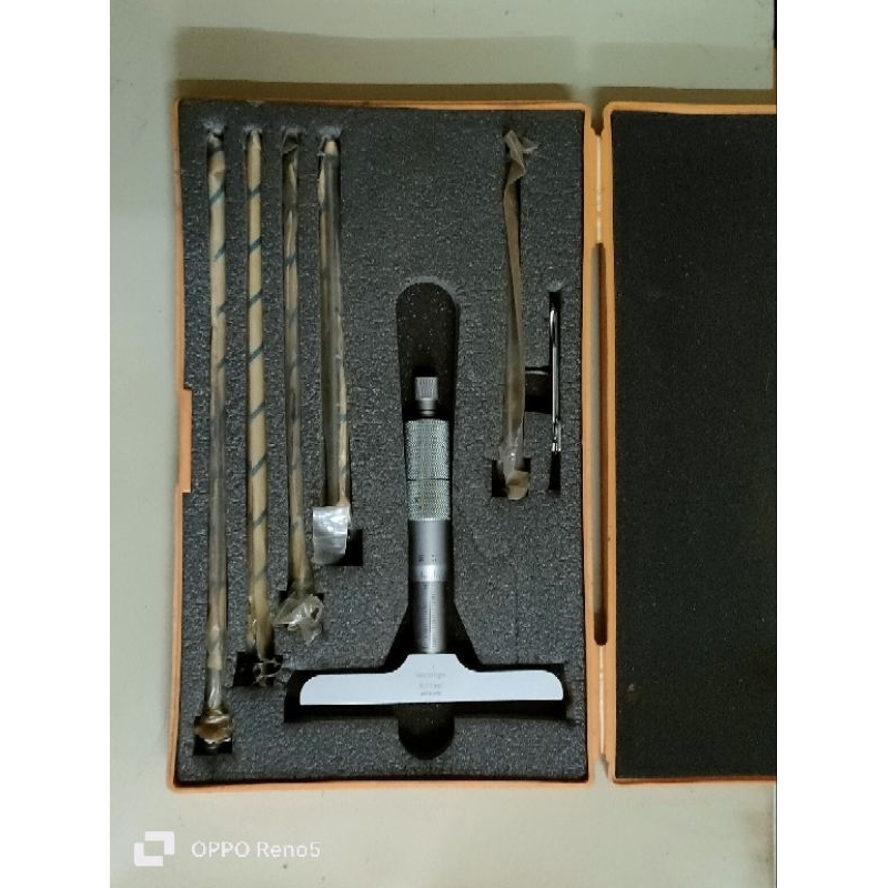 Micrometro Di Profondità Mitutoyo | 0-75 Mm | Aste Intercambiabili | Precisione 0,01 Mm | Modello MT129-110 - Foto 2