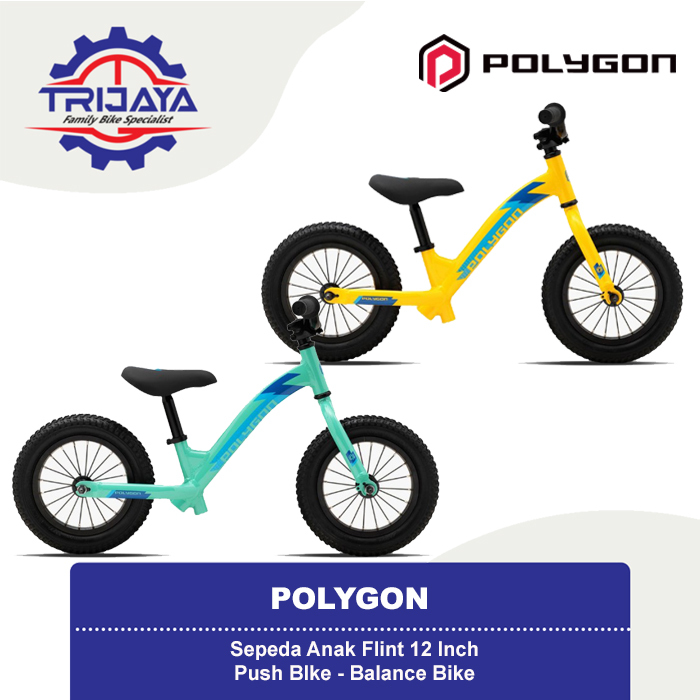 Jual Polygon Flint 12 inch Sepeda Anak Push Bike Balance Bike