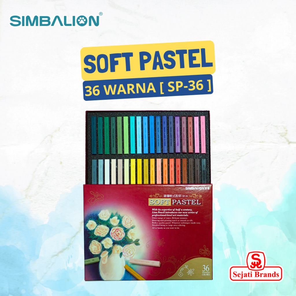 Jual Simbalion Soft Pastel 36 Colors SP-36/Hair Chalk/ Kapur Cat Rambut ...