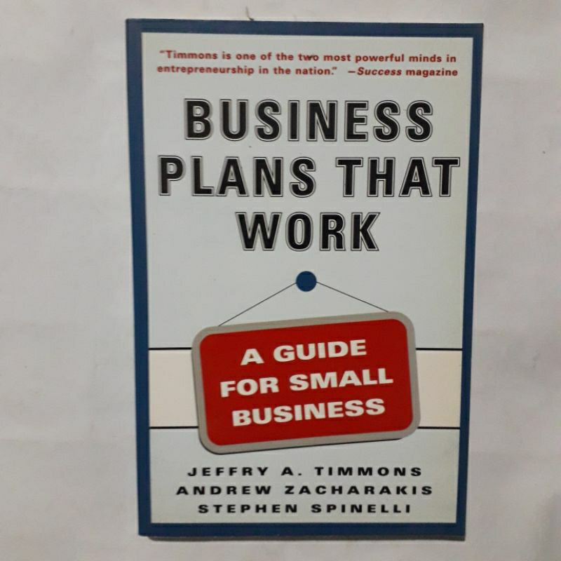 Jual Buku Business Plans That Work | Shopee Indonesia