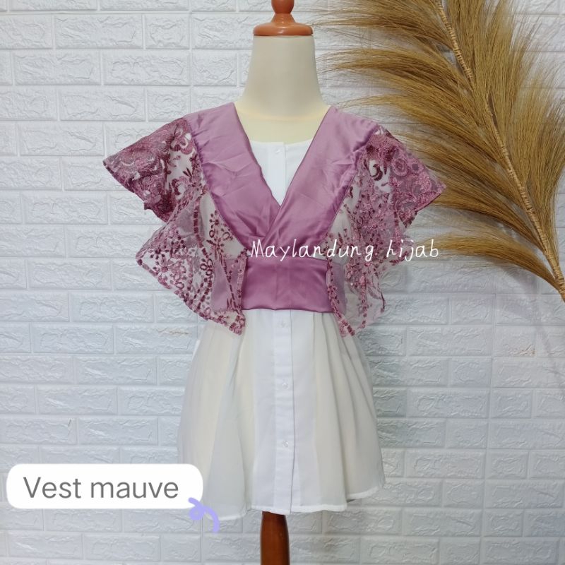 Jual Vest rompi tile - Carissa vest kondangan | Shopee Indonesia