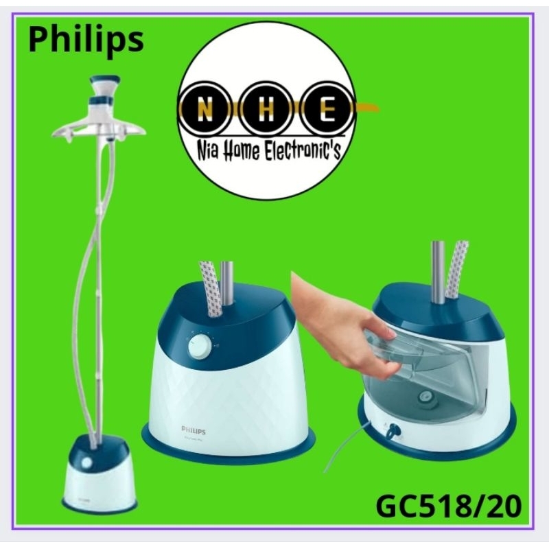 Jual Setrika Uap Philips GC518/20 Easy Touch Plus Setrika Garment Steamer  Berdiri