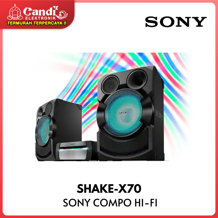 Jual SONY COMPO HI-FI SHAKE-X70 DVD Bluetooth SHAKE X70D | Shopee Indonesia