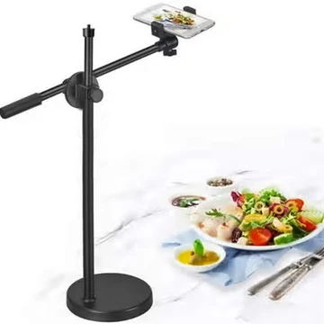 Holder Overhead Stand Tripod Hp Ringlight Kamera Lampu Fotografi Mua ZMA1 Stand Holder Meja