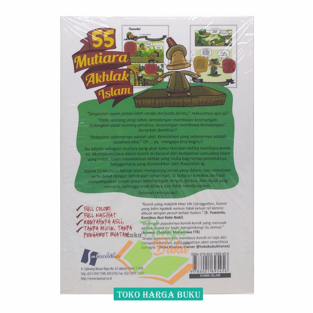 Jual Komik 55 Mutiara Akhlak Islam Full Color Buku Anak Penuh Nasihat ...