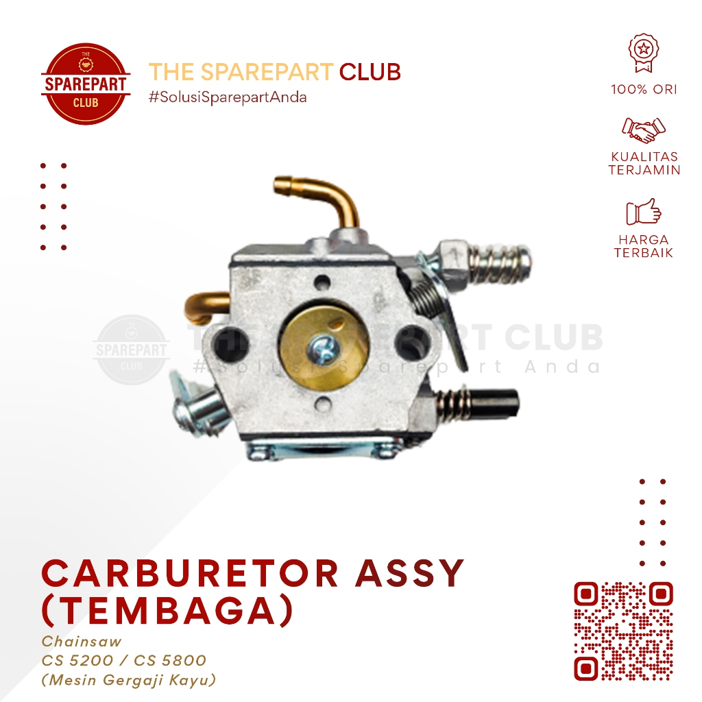 Carburatore 17.5 CARBURATORE A MEMBRANA PER MOTOSEGA MOTOSEGHE MOTO SEGA 50 CC 693xi Carburatore 21 Dellorto - Foto 12