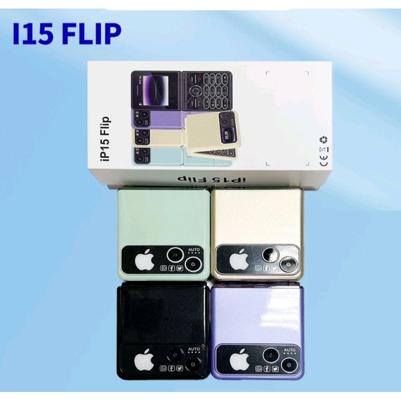 Jual Hp flip iP15 handphone jadul dual sim original bergaransi | Shopee ...