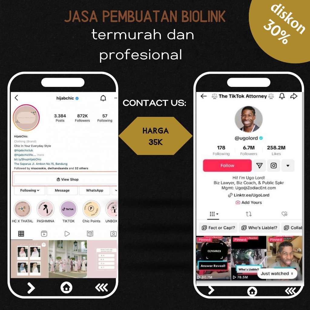 Jual Best Seller BioLink Pro I Template Bio Link Page Siap Pakai ...