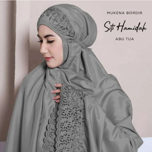 Product image Mukena Dewasa Khadijah Katun Premium Full Bordir Cantik