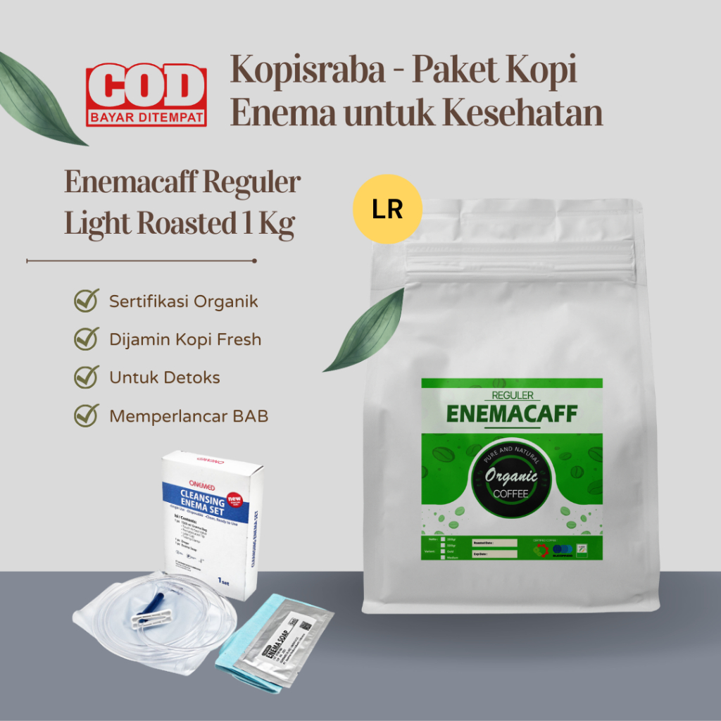 Jual KOPI ROBUSTA ORGANIK TERBAIK - Paket Enema Kopi Enema untuk ...