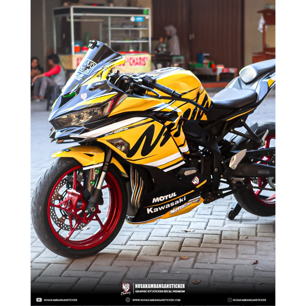 Jual Stiker Ninja ZX25R Livery Kuning | Shopee Indonesia