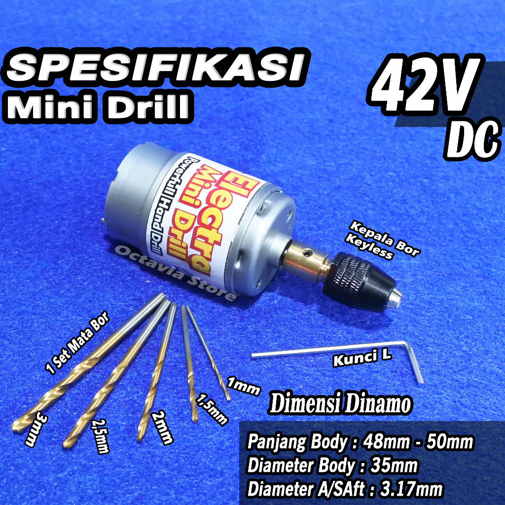 Jual Mini Drill Pcb V Dc Dinamo Kepala Chuck Mata Bor Shopee Indonesia