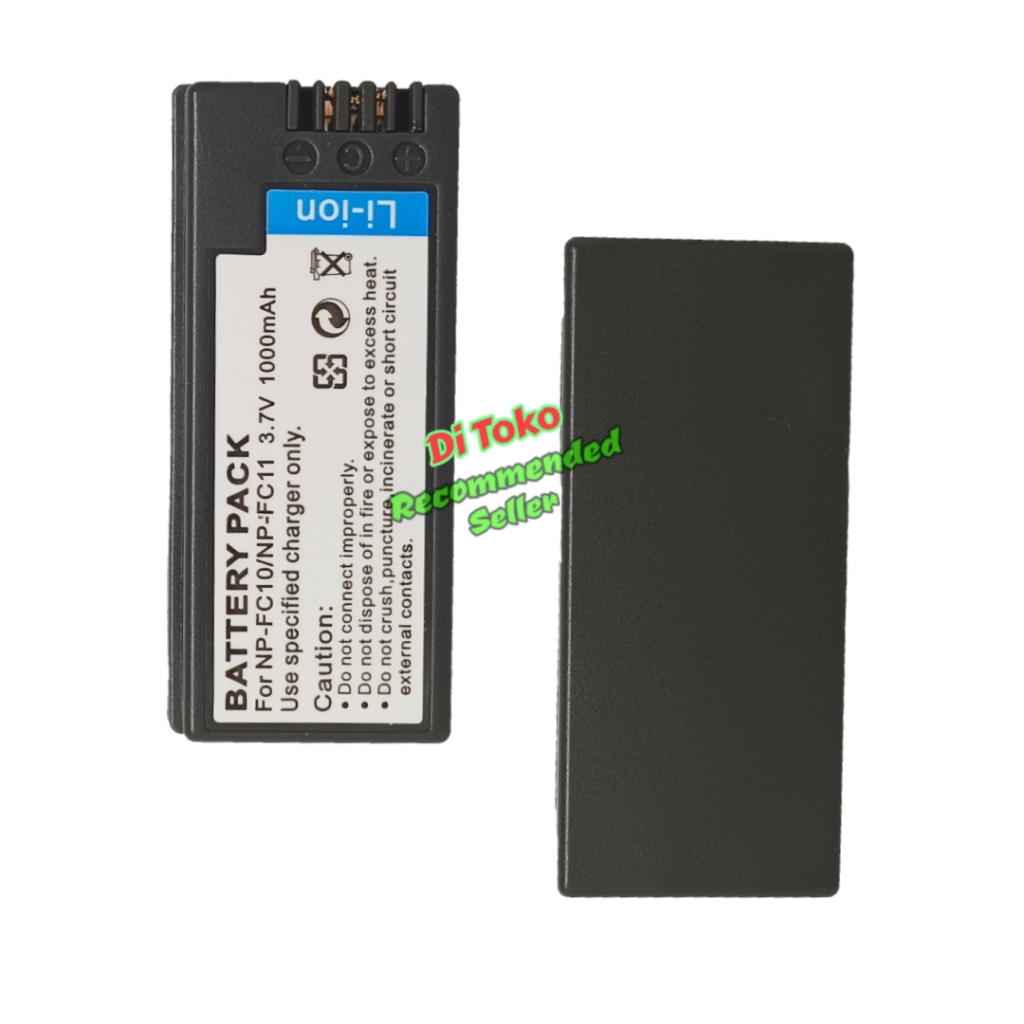 Caricabatterie USB Dual Per Fotocamera Sony NP-FC10 NP-FC11 BC-VC10 - Compatibile Con Serie DSC