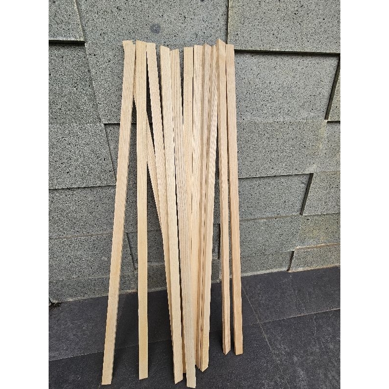 Jual list / papan kayu 1cm x 2cm x 100cm (isi 5pcs) | Shopee Indonesia
