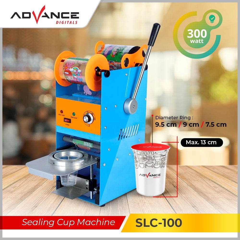 Jual Advance Mesin Sealer Cup Mesin Penutup Minuman Plastik Mesin Press Plastik Slc 100 Original 9250