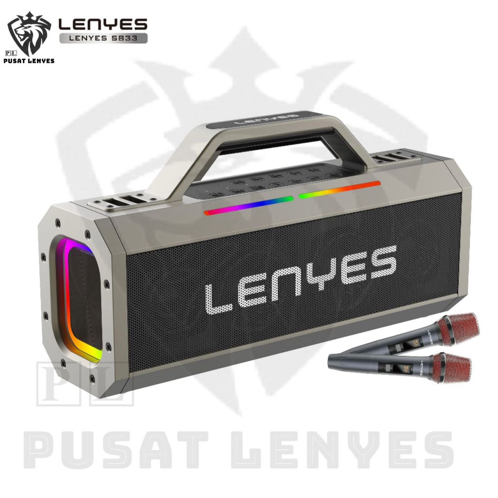 Jual S833 - Speaker Karaoke LENYES S-833 150W OutdoorKTV Wireless ...