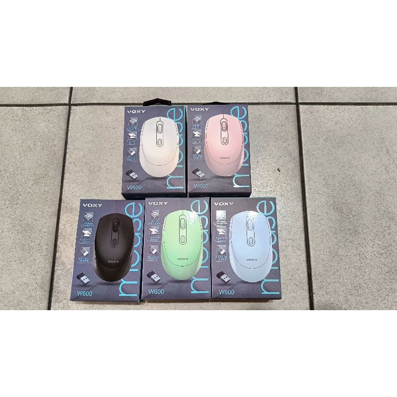 Jual VOXY MOUSE WIRELESS W600/W800 WARNA WARNI | Shopee Indonesia