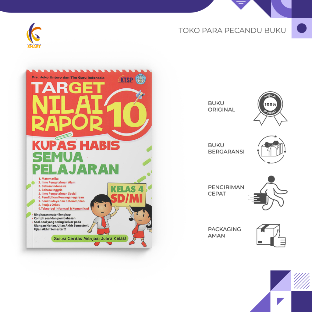 Jual Buku Pendidikan - Target Nilai Rapor 10 Kupas Habis Semua ...