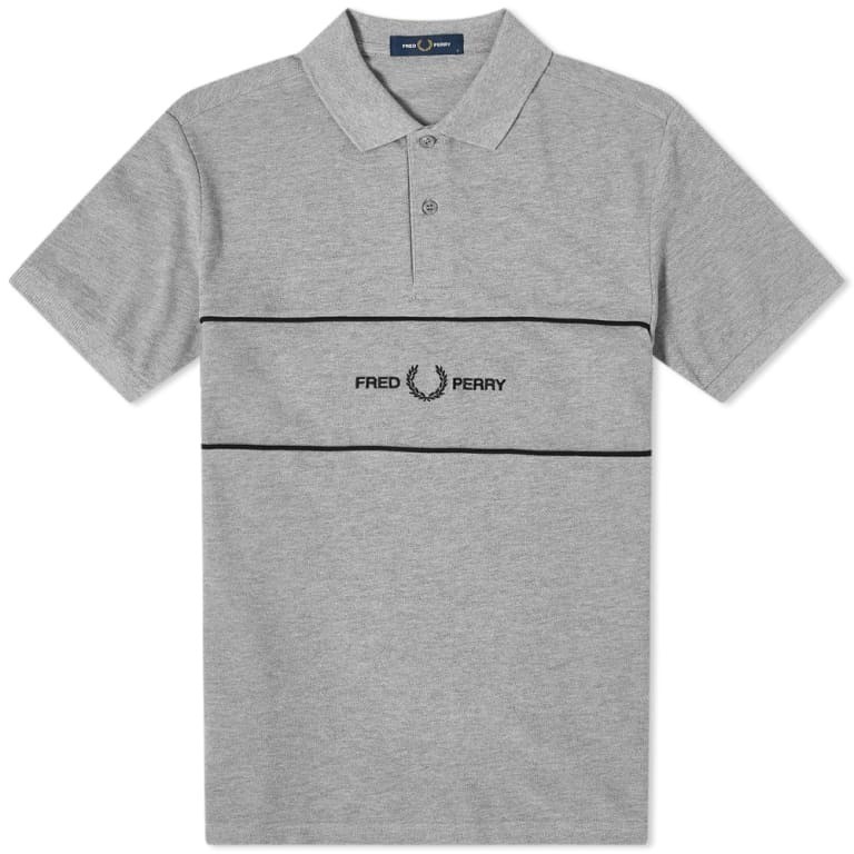 Jual Fred Perry Panel Embroidered Polo Shirt (M9573-420) Original ...