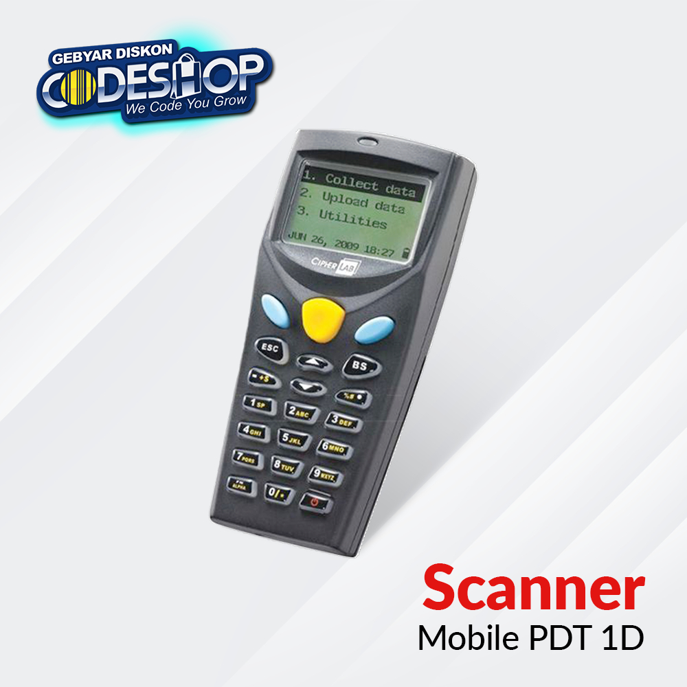 Jual CipherLab 8000 Mobile Scanner Barcode Portable PDT 1D Stock Opname ...