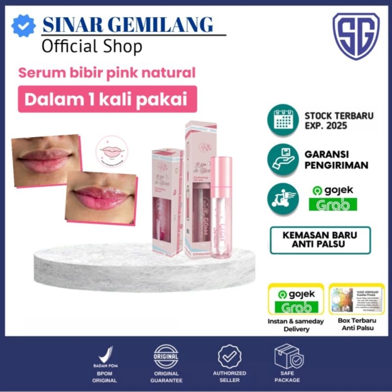 Jual Ohmyskin! Lip&Gloss Hydrating Serum Ohmyskin! Shopee Indonesia
