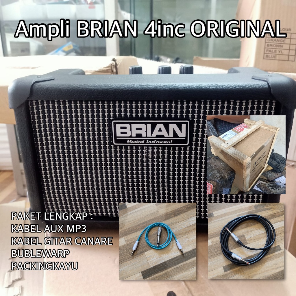 Jual Ampli Gitar Mini Untuk Elektrik dan Akustik - Ampli Mini 4inc