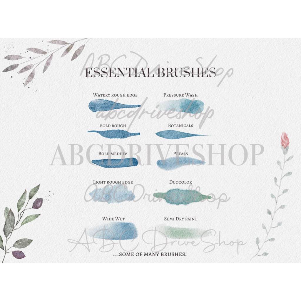 Jual Procreate Brush - Sublime Watercolor Brushes | Shopee Indonesia