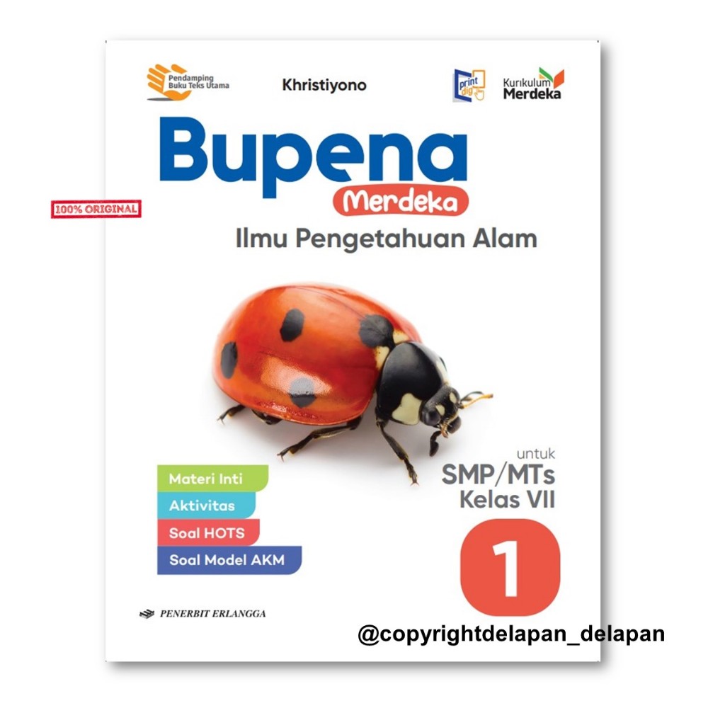 Jual Bupena Merdeka Ipa SMP Kelas 7 8 - Kurikulum Merdeka | Shopee ...