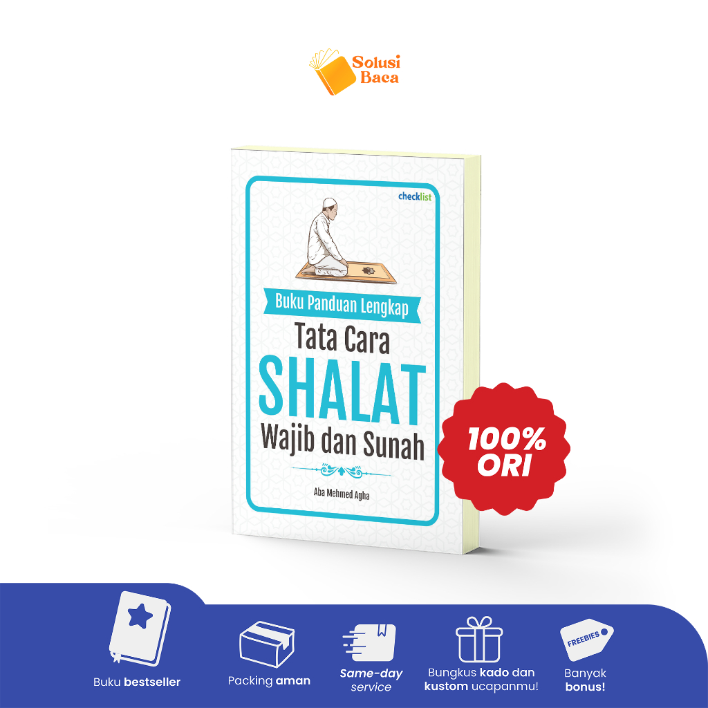 Jual Buku Panduan Lengkap Tata Cara Shalat Wajib Dan Sunah Checklist