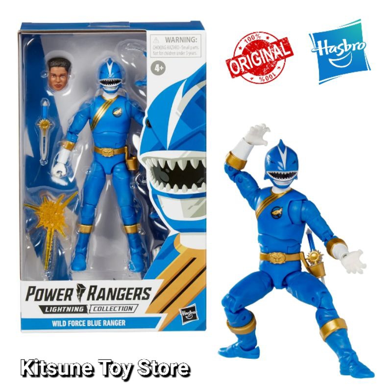 Jual Power Rangers Lightning Collection Wild Force Blue Ranger Original ...