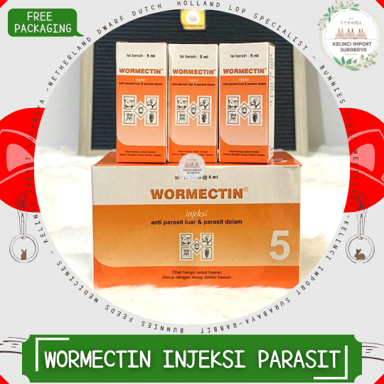 Jual WORMECTIN Obat Injeksi Parasit Untuk Hewan | Shopee Indonesia