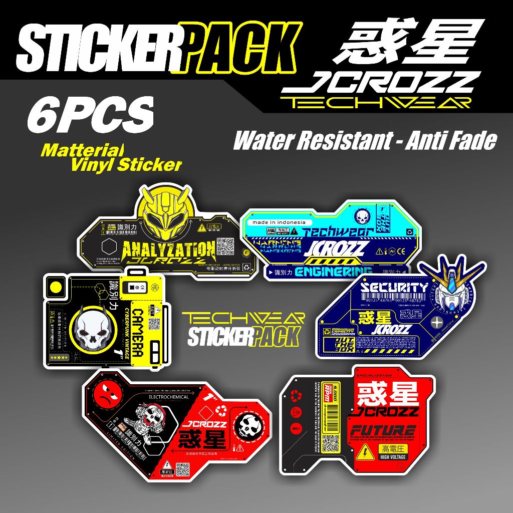 Jual STICKER CYBERPUNK TECHWEAR | Shopee Indonesia