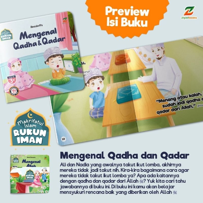 Jual Makrifatul Islam Rukun Iman - Mengenal Qadha dan Qadar (3 ...