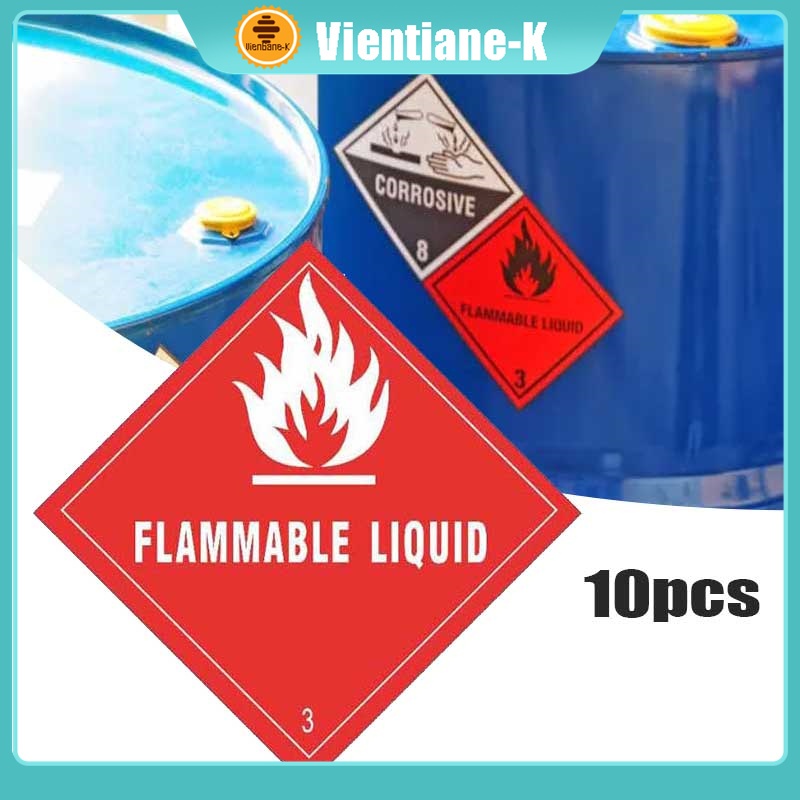 Jual Stiker K3 / Stiker Simbol / Stiker B3 / Stiker Flammable Liquid ...