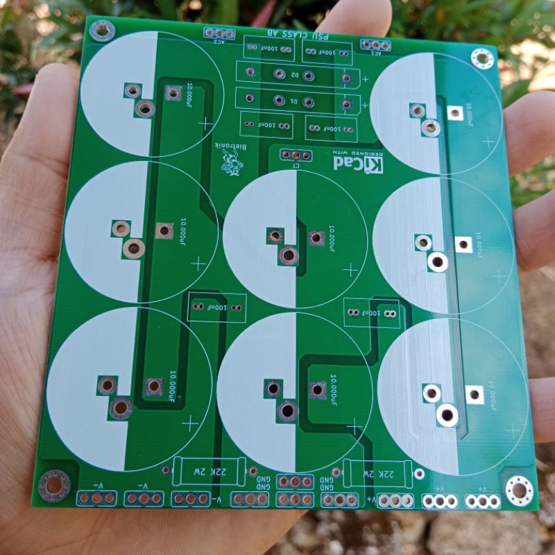 Jual PCB PSU ISI 8 ELKO DOUBLE LAYER PCB PSU 8 ELCO DOBEL LAYER PCB PSU