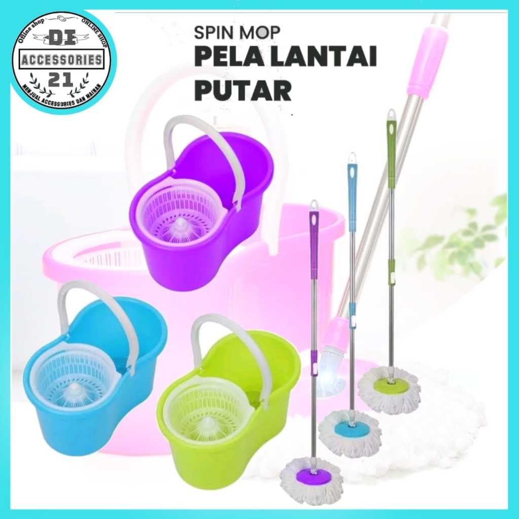 Jual Alat Pel Lantai Dengan Ember Serbaguna / Pel Lantai Ultra Putar ...