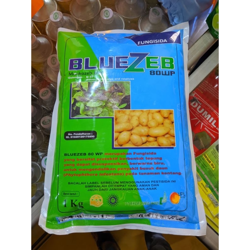 Jual FUNGISIDA BLUEZEB 80 WP 1 KG MANKOZEB 80 % | Shopee Indonesia