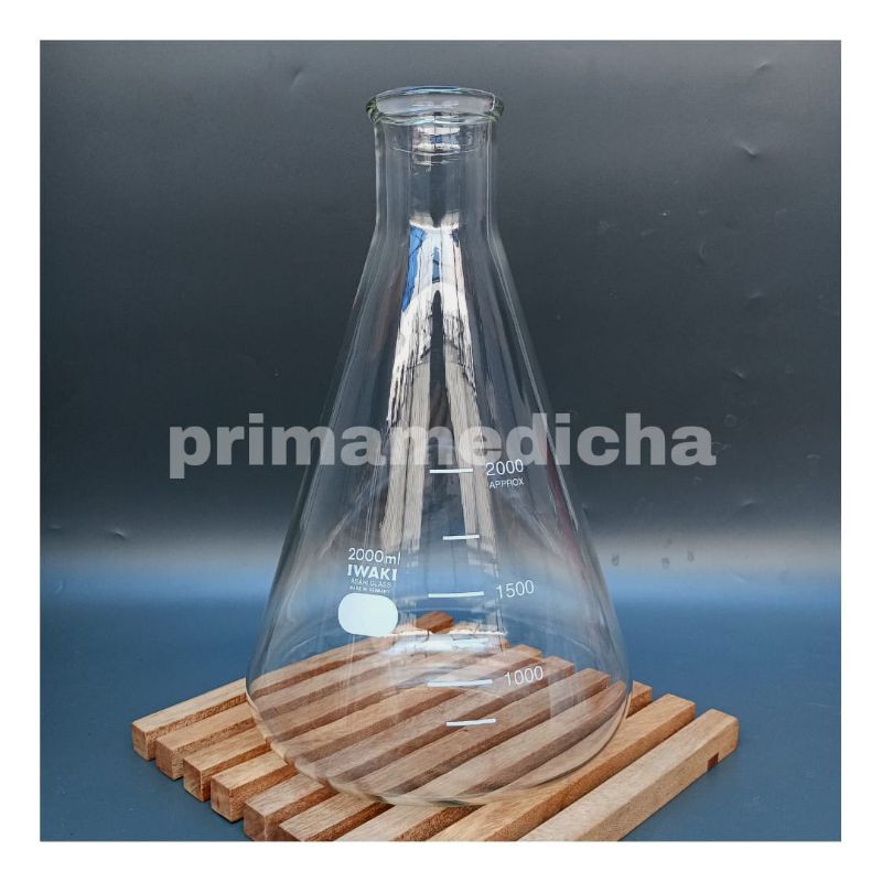 Jual Erlenmeyer 2000 Ml Erlenmeyer 2 Liter Shopee Indonesia