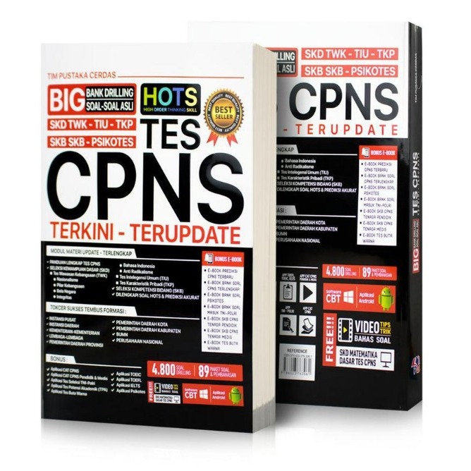 Jual Buku Tes CPNS 2023 / 2024 BIG Bank Drilling Soal Asli Tes CPNS ...