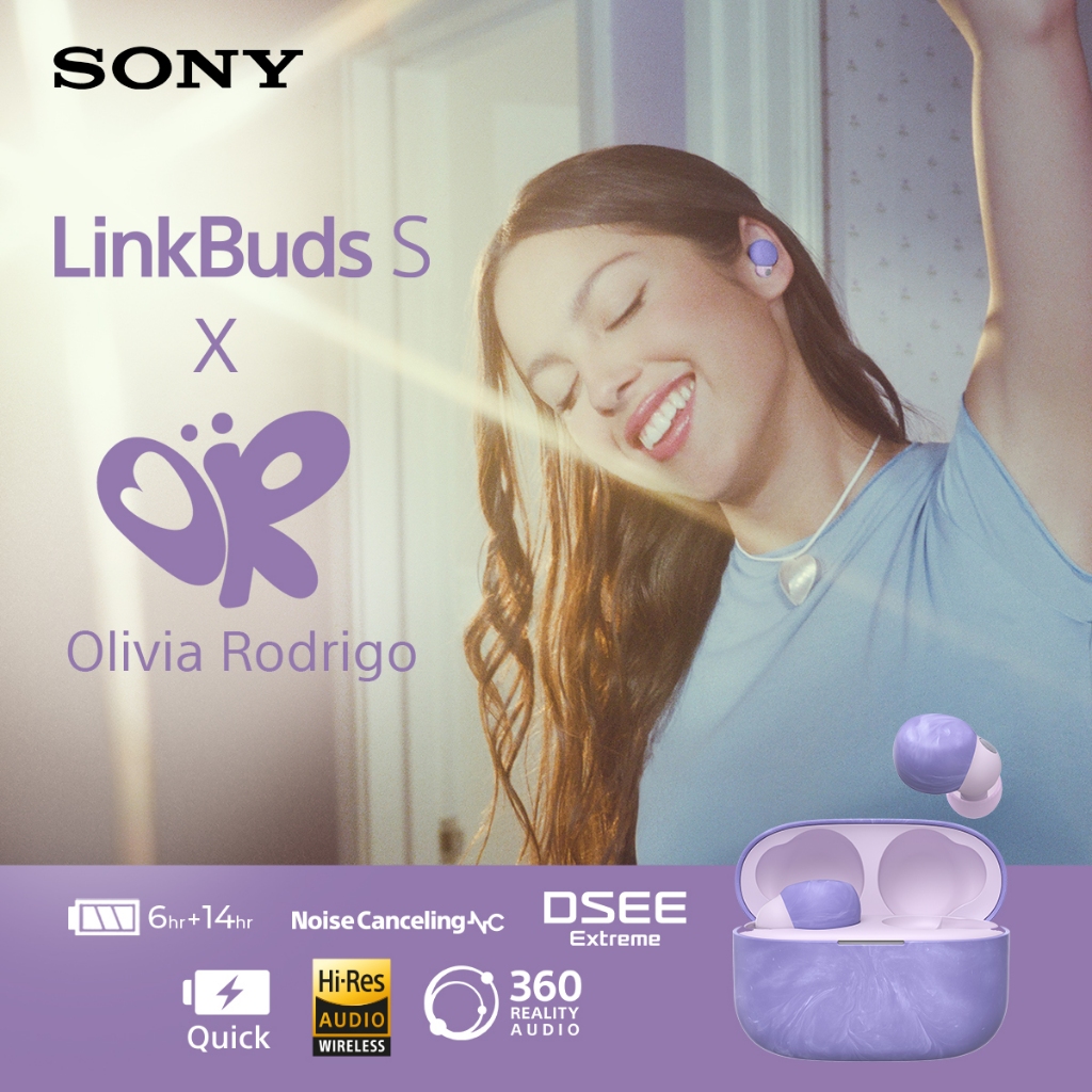 Jual SONY Linkbuds S X Olivia Rodrigo TWS WF-LS900N Truly Jual SONY Linkbuds S X Olivia Rodrigo TWS WF-LS900N Truly