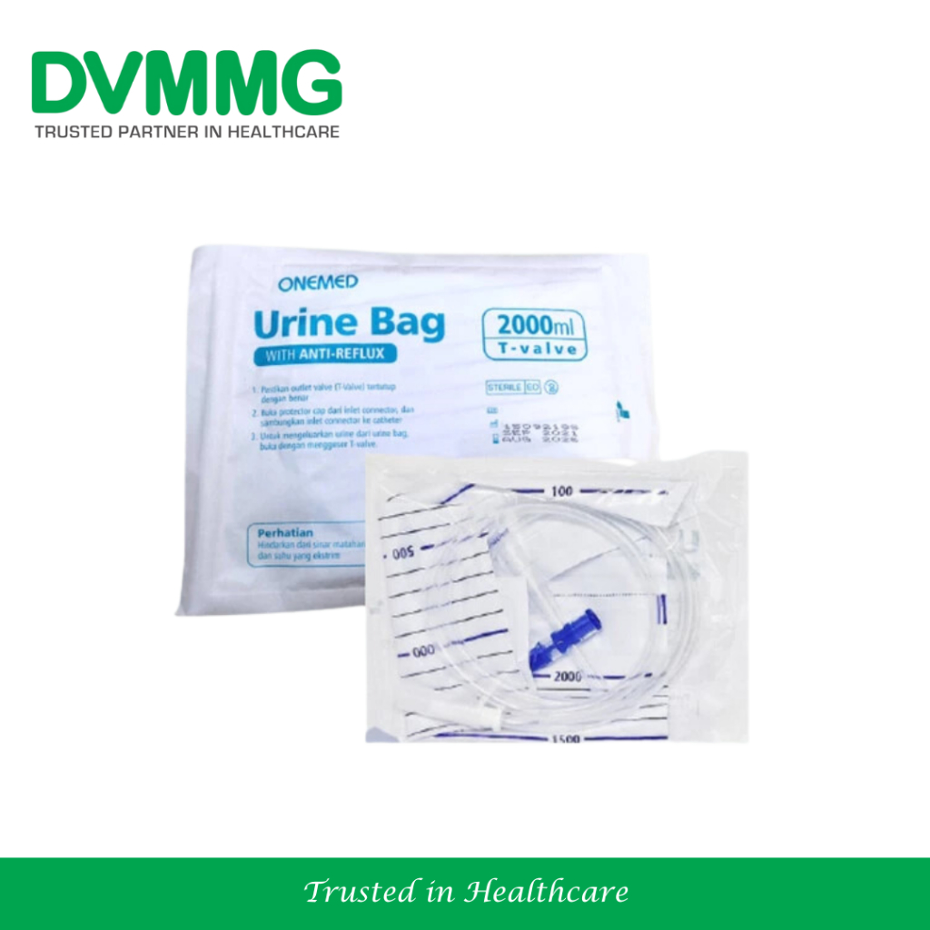 Jual Onemed Urine Bag Steril TValve Kantong Urin Standart Shopee